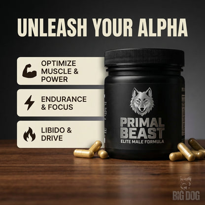 BIG DOG TOTAL MALE   - FUEL YOUR ENERGY - POWER YOUR EDURANCE - ELEVATE YOUR VITALITY