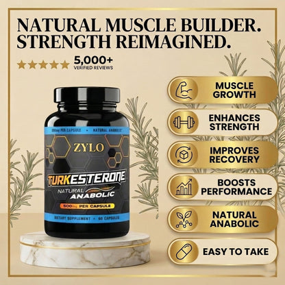 ZYLO™ - TURKESTERONE TESTOSTERONE SUPPORT