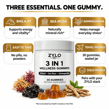 ZYLO 3-in-1 gummies benefits