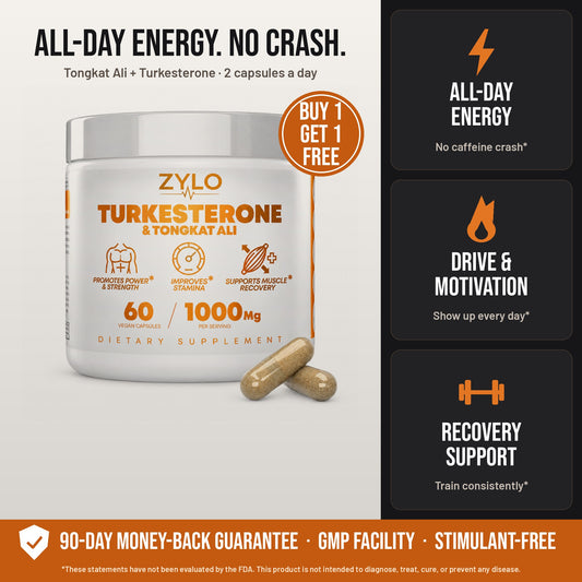 ZYLO Tongkat Ali + Turkesterone: all-day energy, drive and recovery support. Buy 1 Get 1 Free.