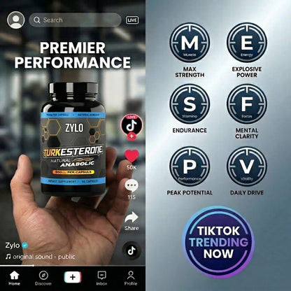 ZYLO™ - TURKESTERONE TESTOSTERONE SUPPORT